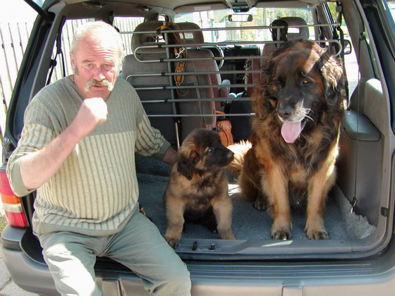 hier Rudi und Priamos, the mans in the family